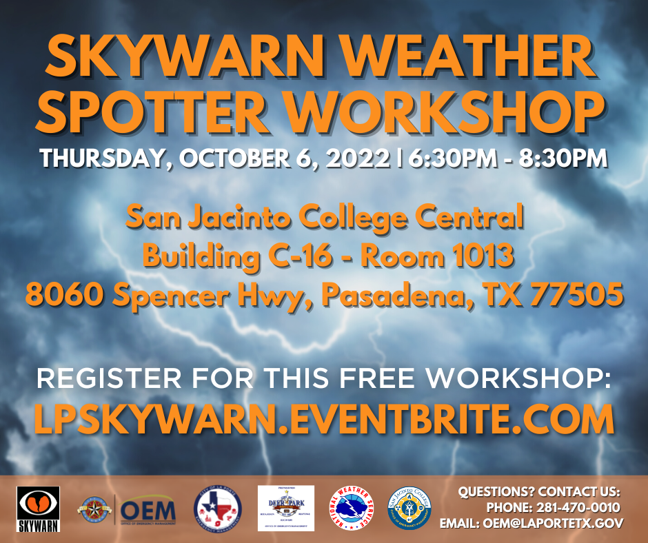Spotter Training Classes Coming Up This Week